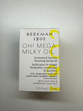 Beekman 1802 Oh! Mega Milk Omega Facial Oil Barrier Boosting 0.5 fl oz 15mL